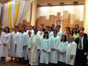 Group photo after baptism